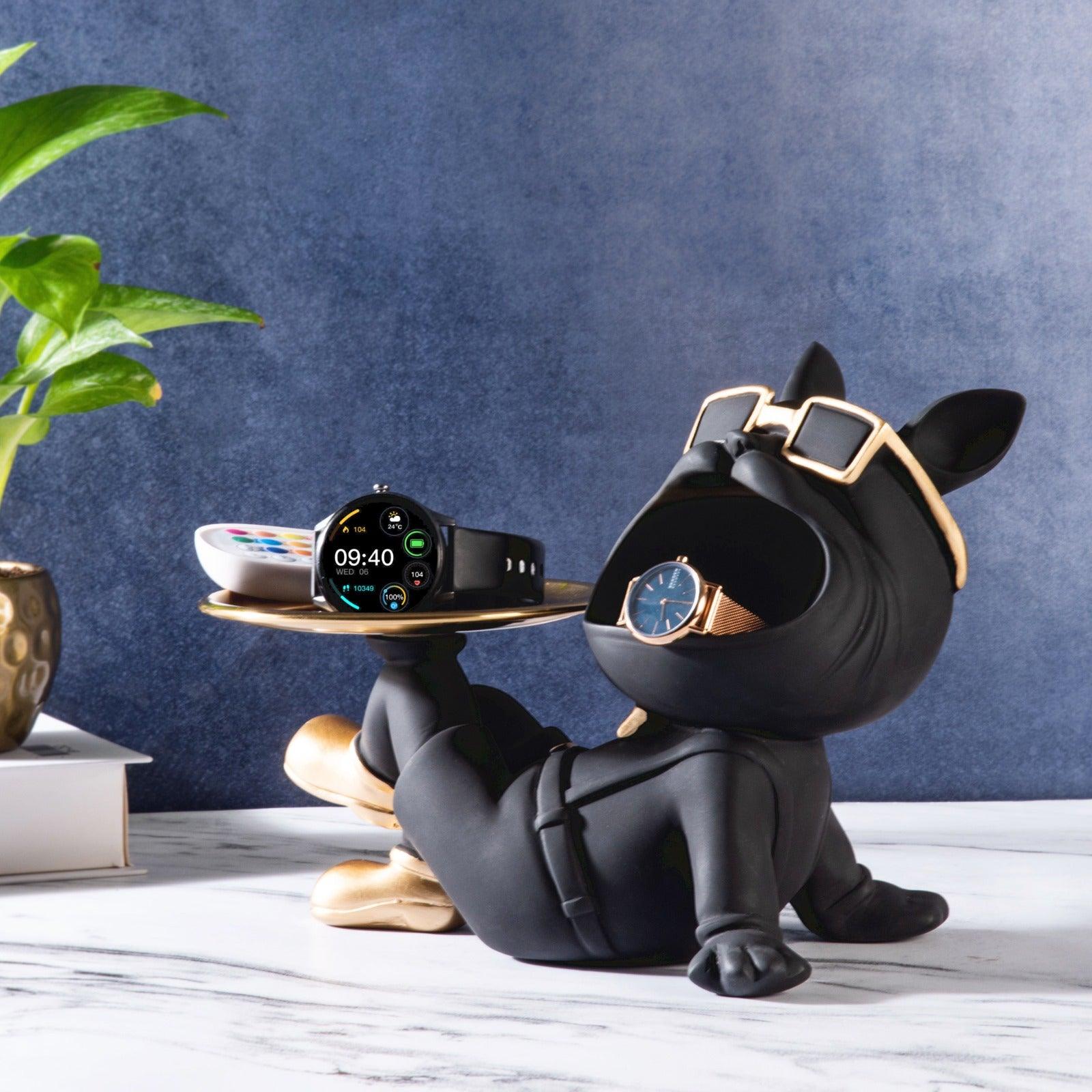 BUTLER BULLDOG WITH TRAY