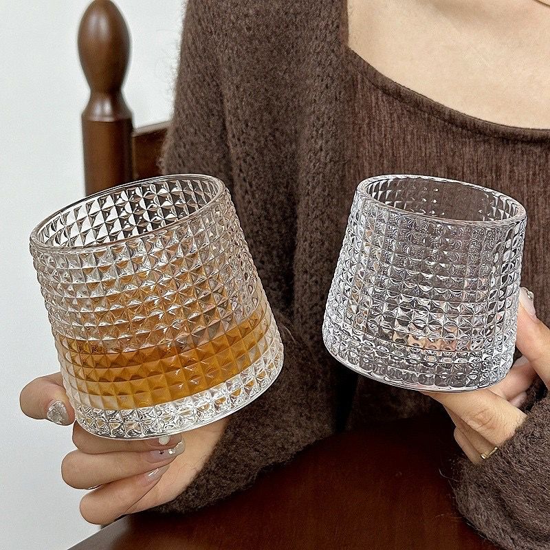 ROTATABLE WHISKEY GLASS - SET OF 6