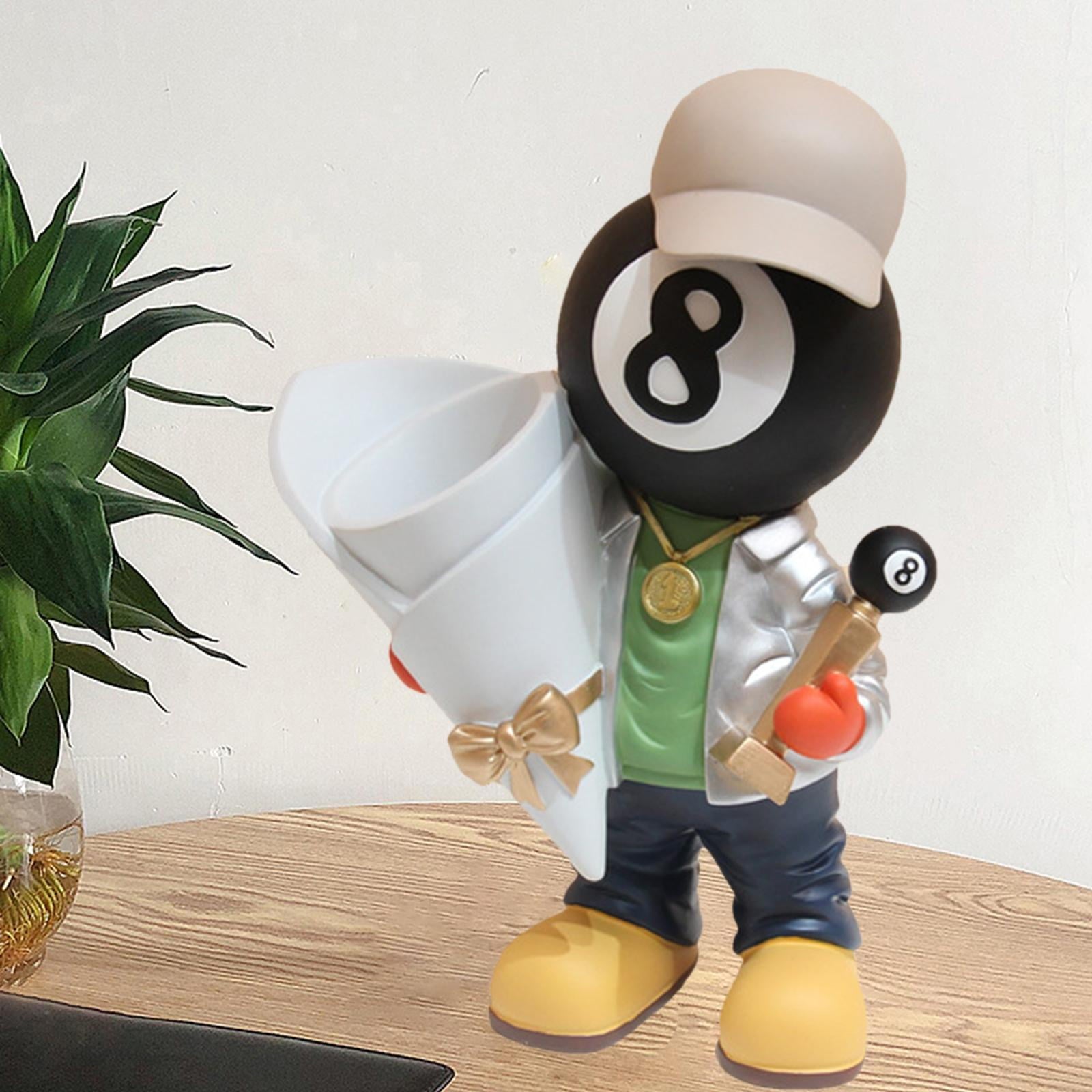 Billiards Character Flower Vase