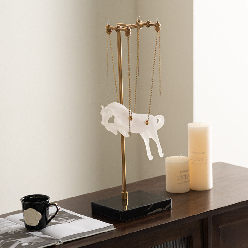 LUXURY FLYING HORSE TABLE DECOR