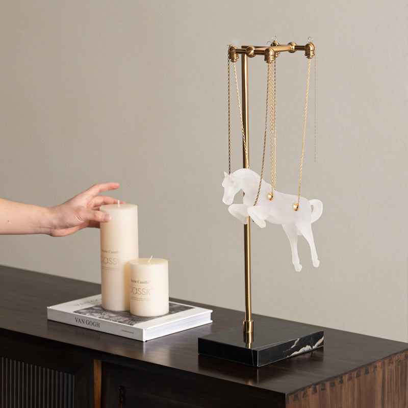 LUXURY FLYING HORSE TABLE DECOR