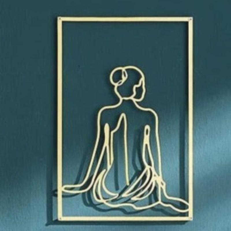 MODERN ABSTRACT METAL PAINTING - Smokey Cocktail