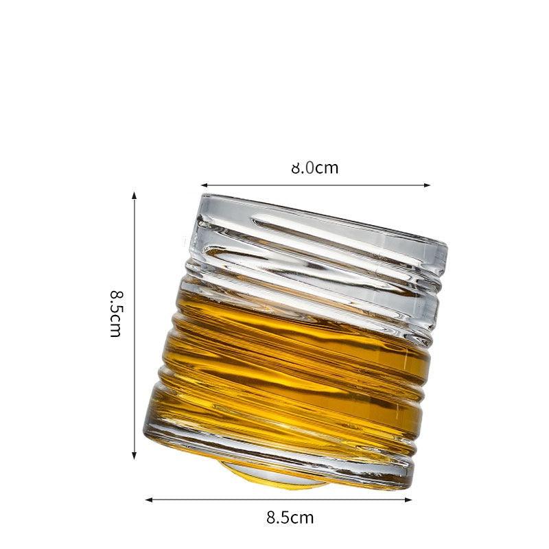 ROTATABLE WHISKEY GLASS - SET OF 6