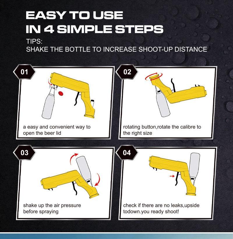 CHAMPAGNE SPRAY GUN - Smokey Cocktail