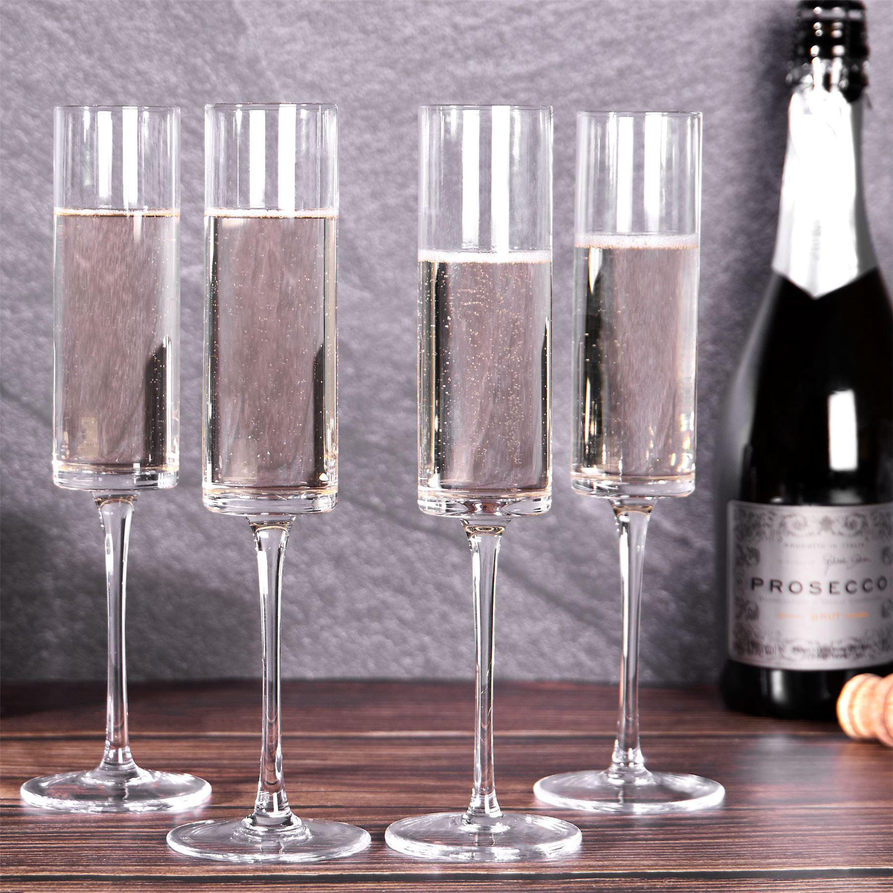 Sleek Sparkle Champagne Glass - Set Of 6