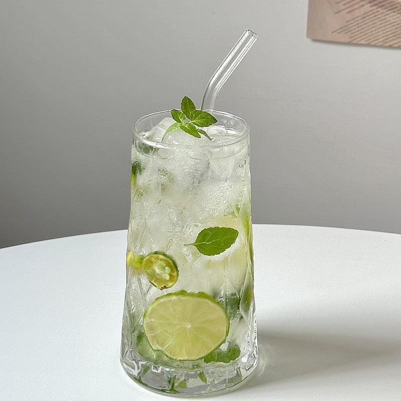 Diamond Cut Tall Glass - Set Of 6