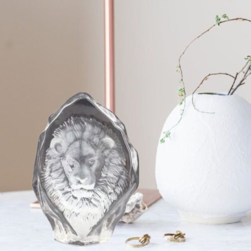 CRYSTAL LION FACE
