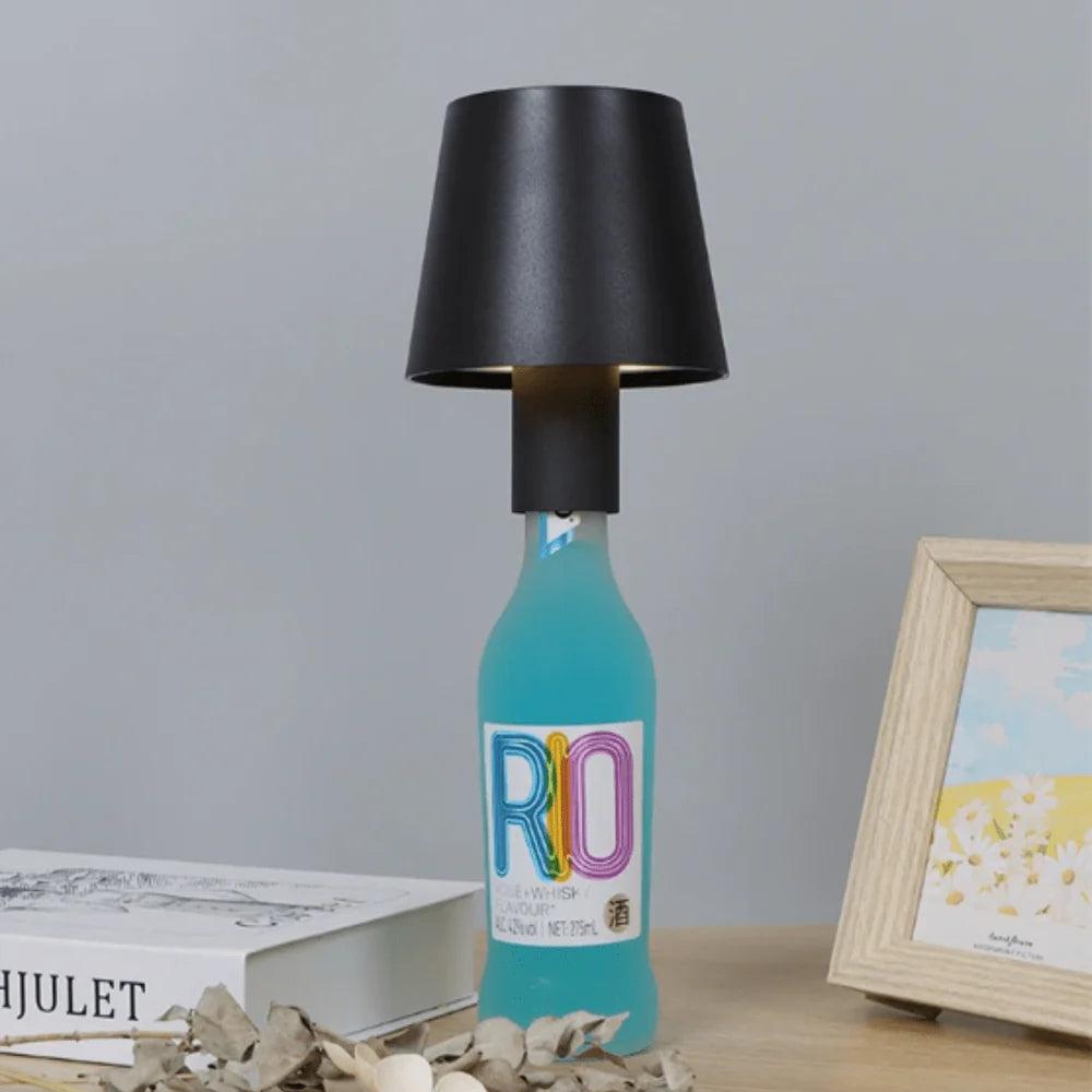 Led Bottle Lamp - Smokey Cocktail
