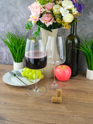 lord67 - crystal wine glass - set of 6 ( made in slovakia)