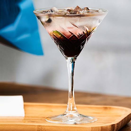 Diamond Cut Martini Glass - Set Of 6