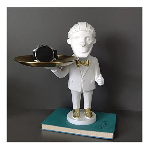 Monkey Butler with Serving Tray Decor