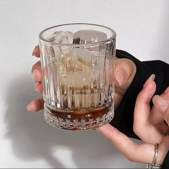 FLOW GEO WATER/JUICE GLASS - SET OF 6