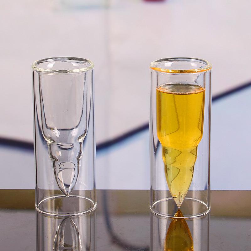 BULLET SHAPED SHOT GLASS - SET OF 6 - Smokey Cocktail