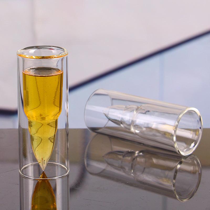 BULLET SHAPED SHOT GLASS - SET OF 6 - Smokey Cocktail