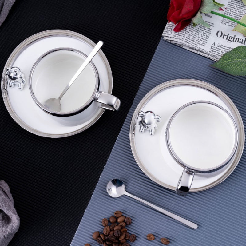 CREATIVE MUG WITH SAUCER