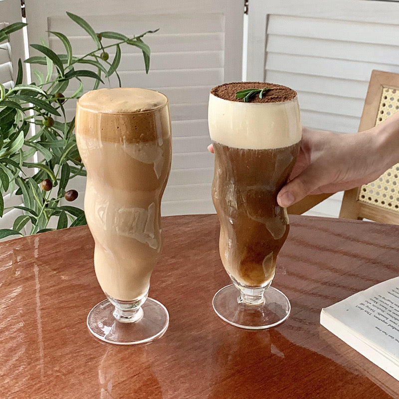 WAVY TALL GLASS - SET OF 4