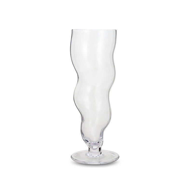 WAVY TALL GLASS - SET OF 4