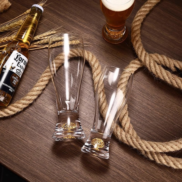 4 Beer Glasses – Beer Mug Set of 4 – Glass Mug 23 oz Beer Glass Set of –  Icydeals