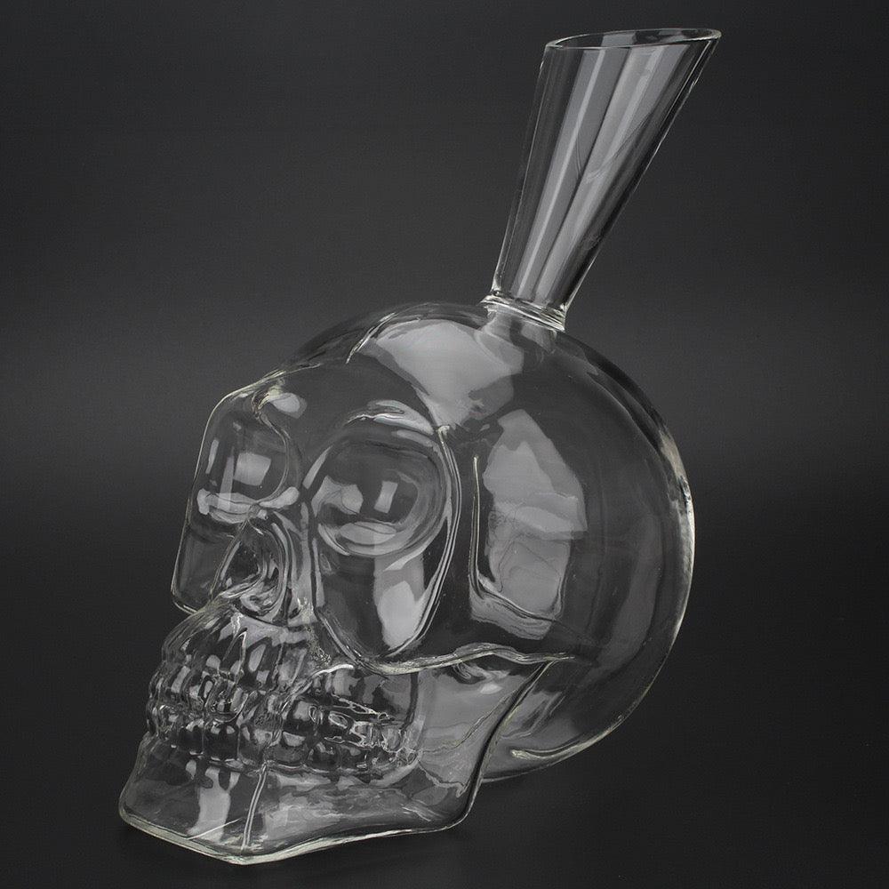SKULL SHAPE WINE DECANTER - HAND MADE - Smokey Cocktail
