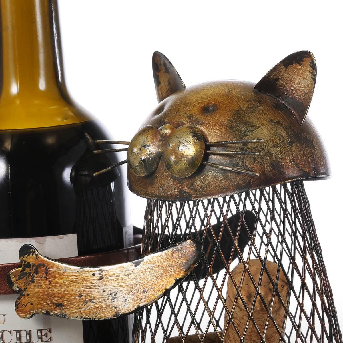 CAT SHAPED WINE HOLDER - Smokey Cocktail