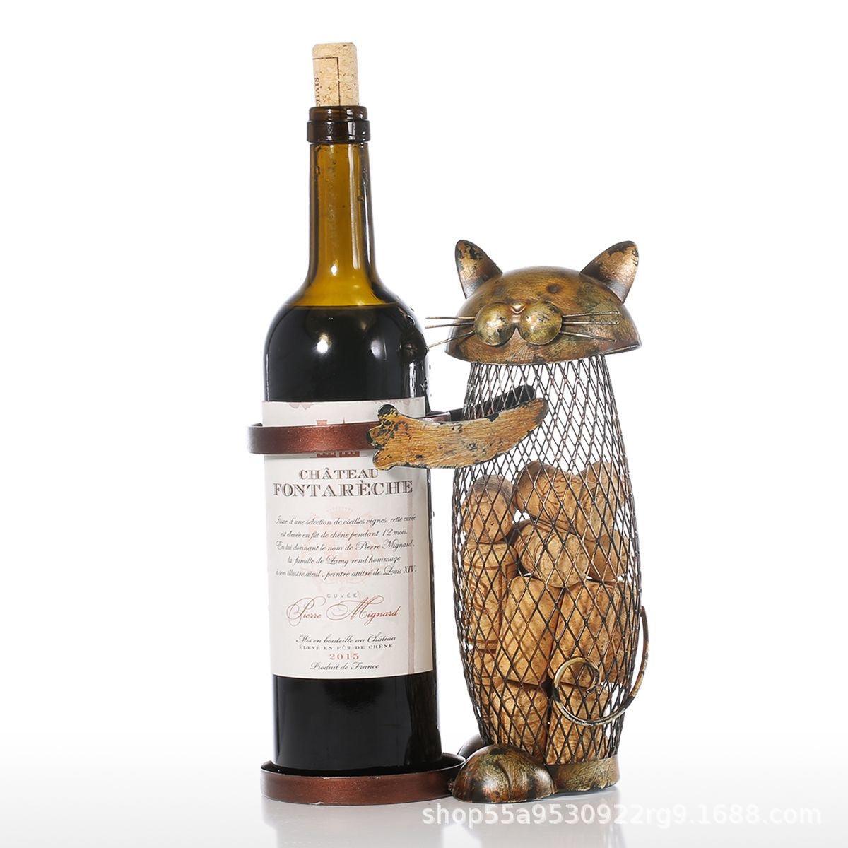 CAT SHAPED WINE HOLDER - Smokey Cocktail