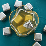 CHILLING STEEL ICE CUBES