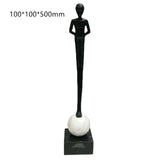 STANDING ON MARBLE BALL
