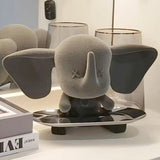 CUTE ELEPHANT DECOR WITH TRAY