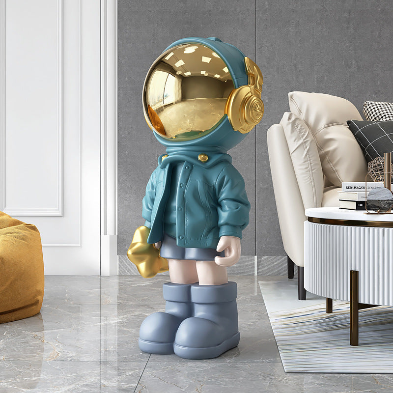 MODERN ASTRONAUT SCULPTURE