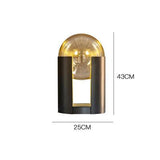 MODERN GLASS LED TABLE LAMP