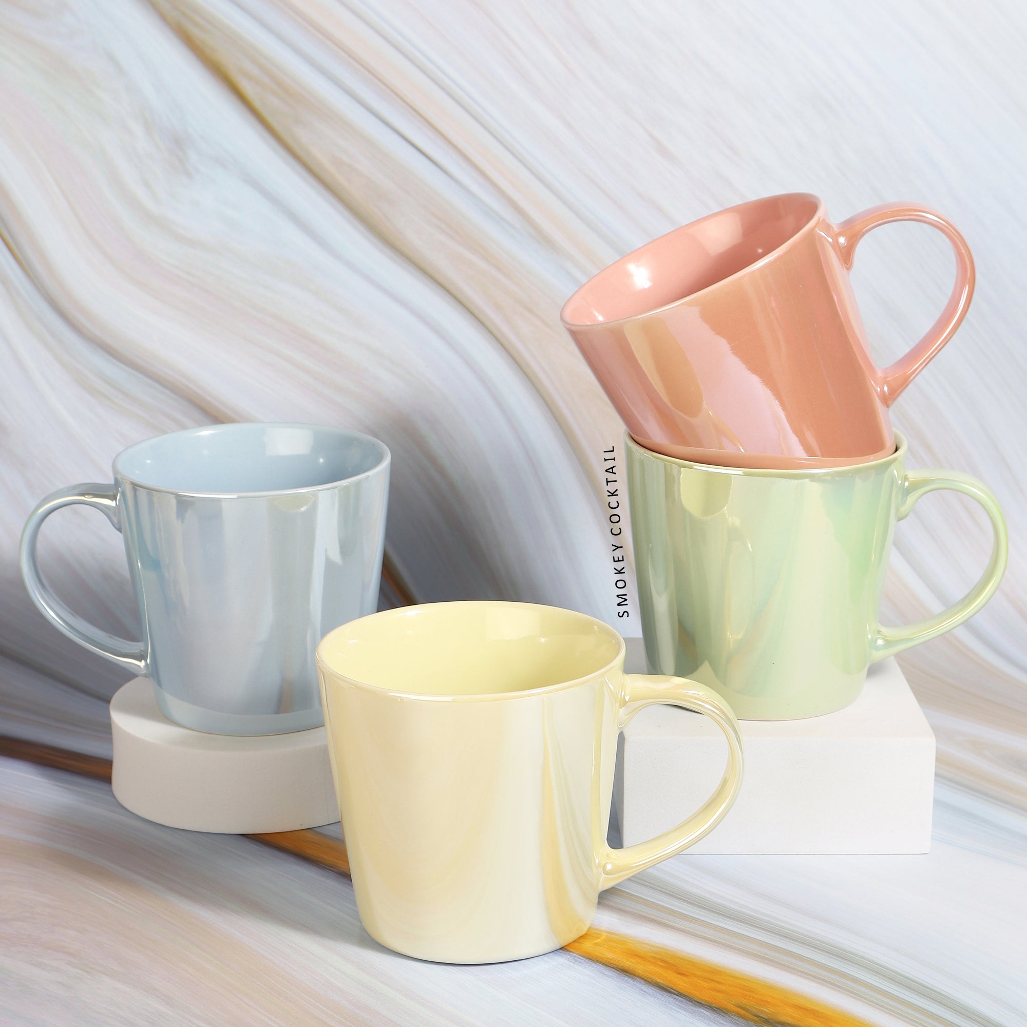 Summer Splash Mugs - Set Of 4