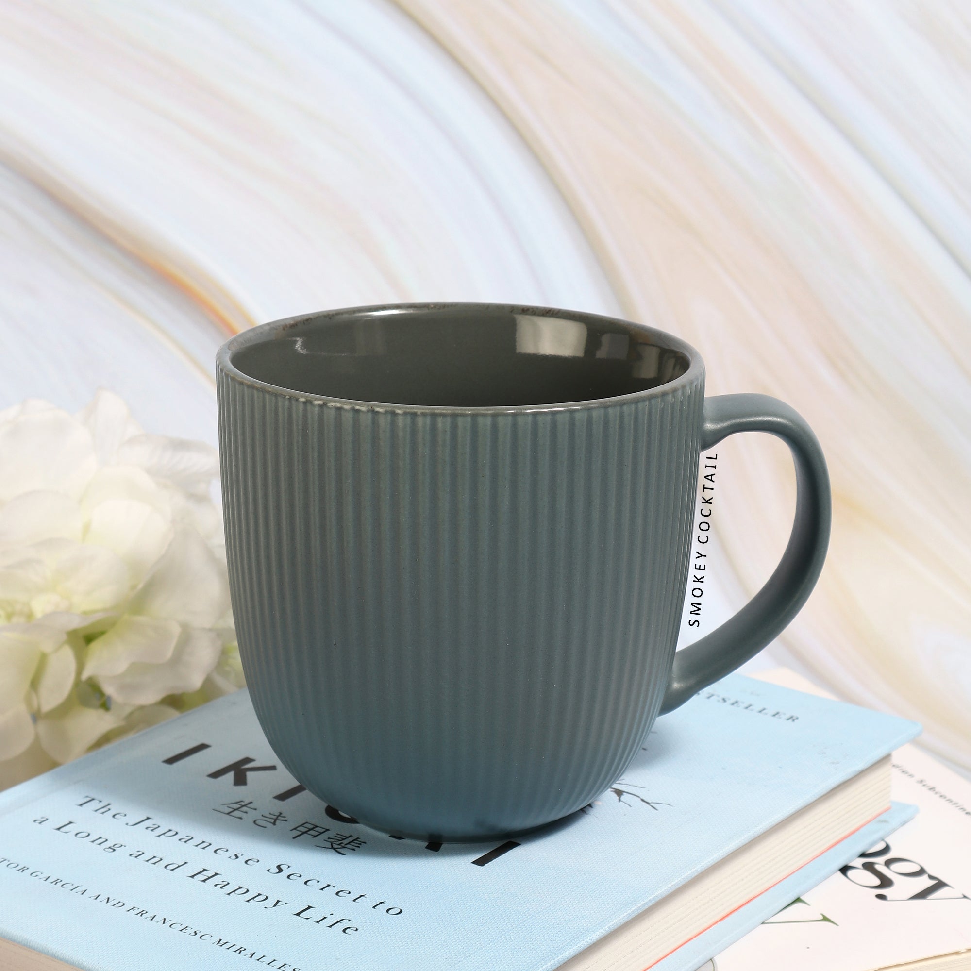 Classic Self-Stripe Mugs - Set Of 4