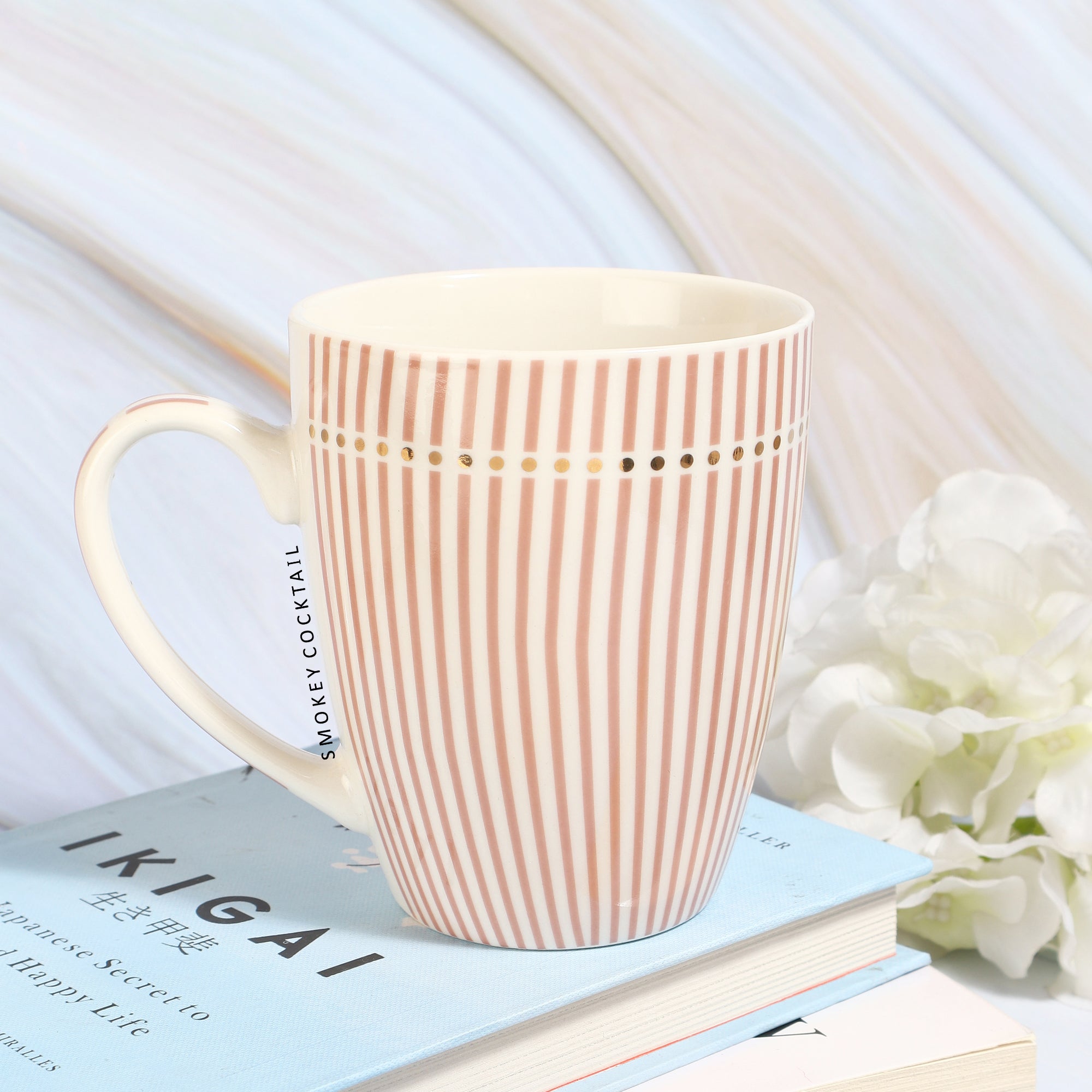 Sip In Stripes Mugs - Set Of 4