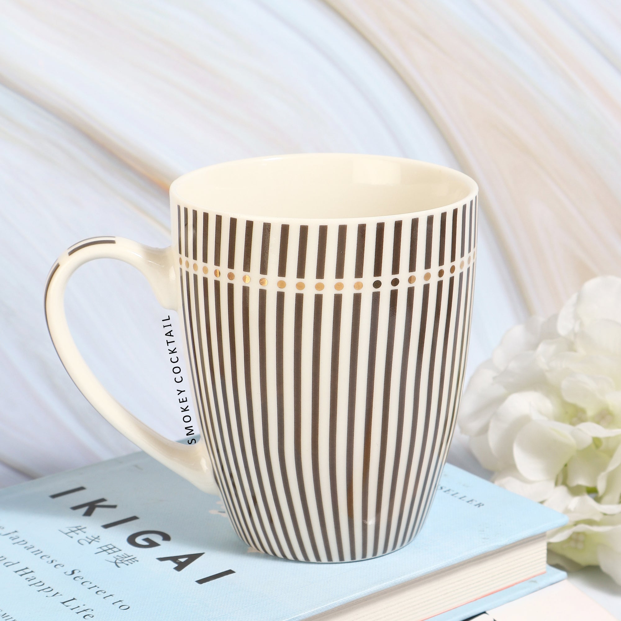 Sip In Stripes Mugs - Set Of 4