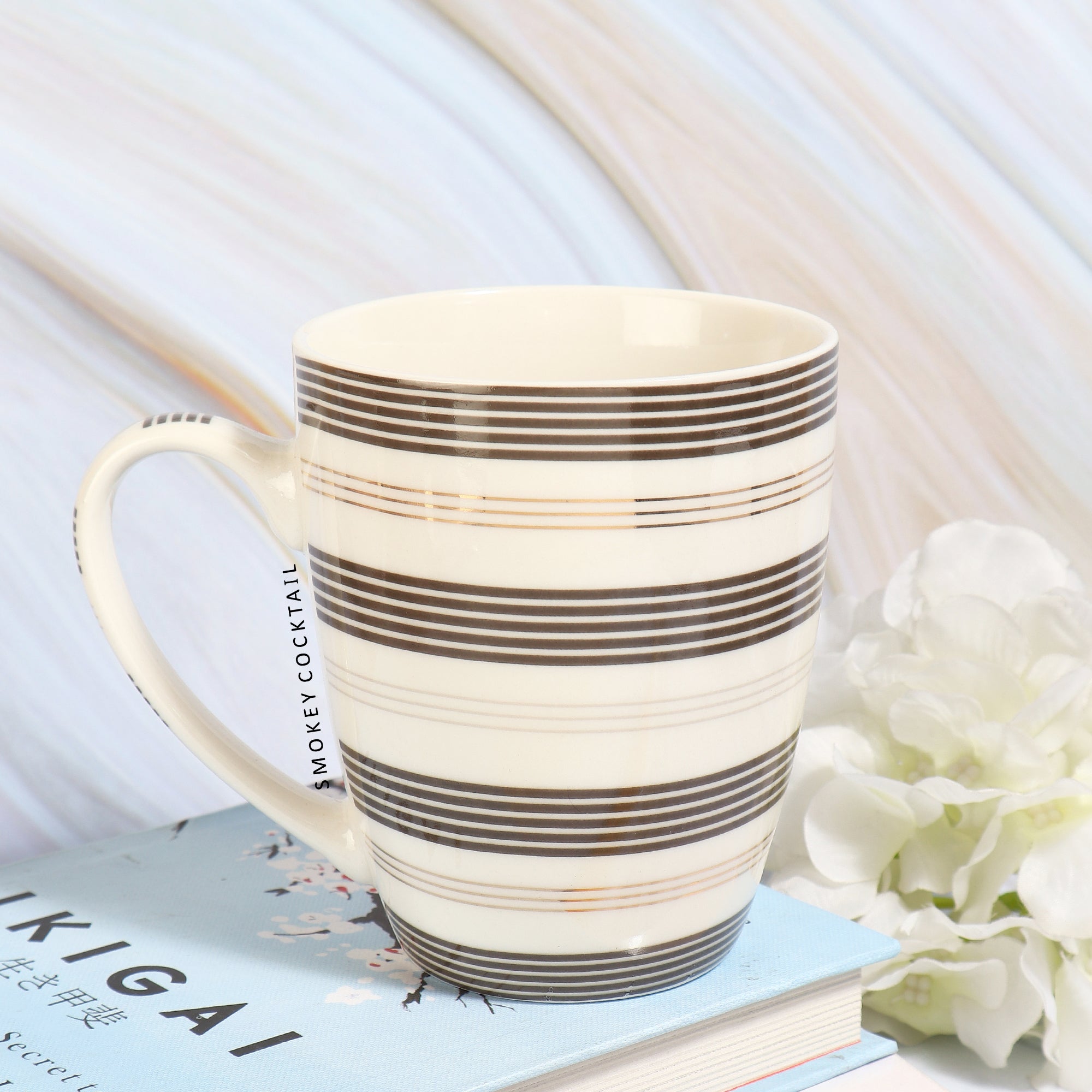 Sip In Stripes Mugs - Set Of 4