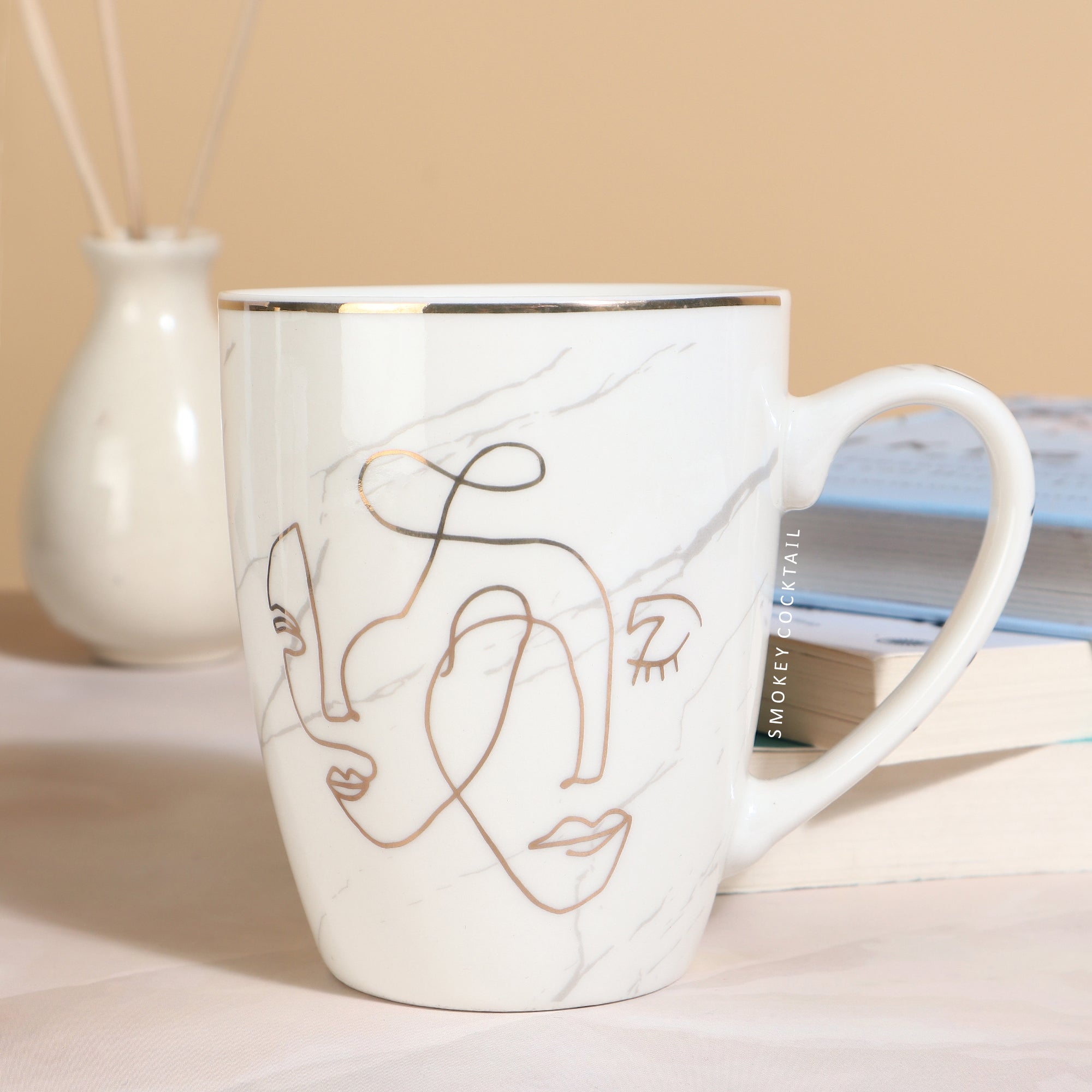 CREATIVE FACE MUG - SET OF 2