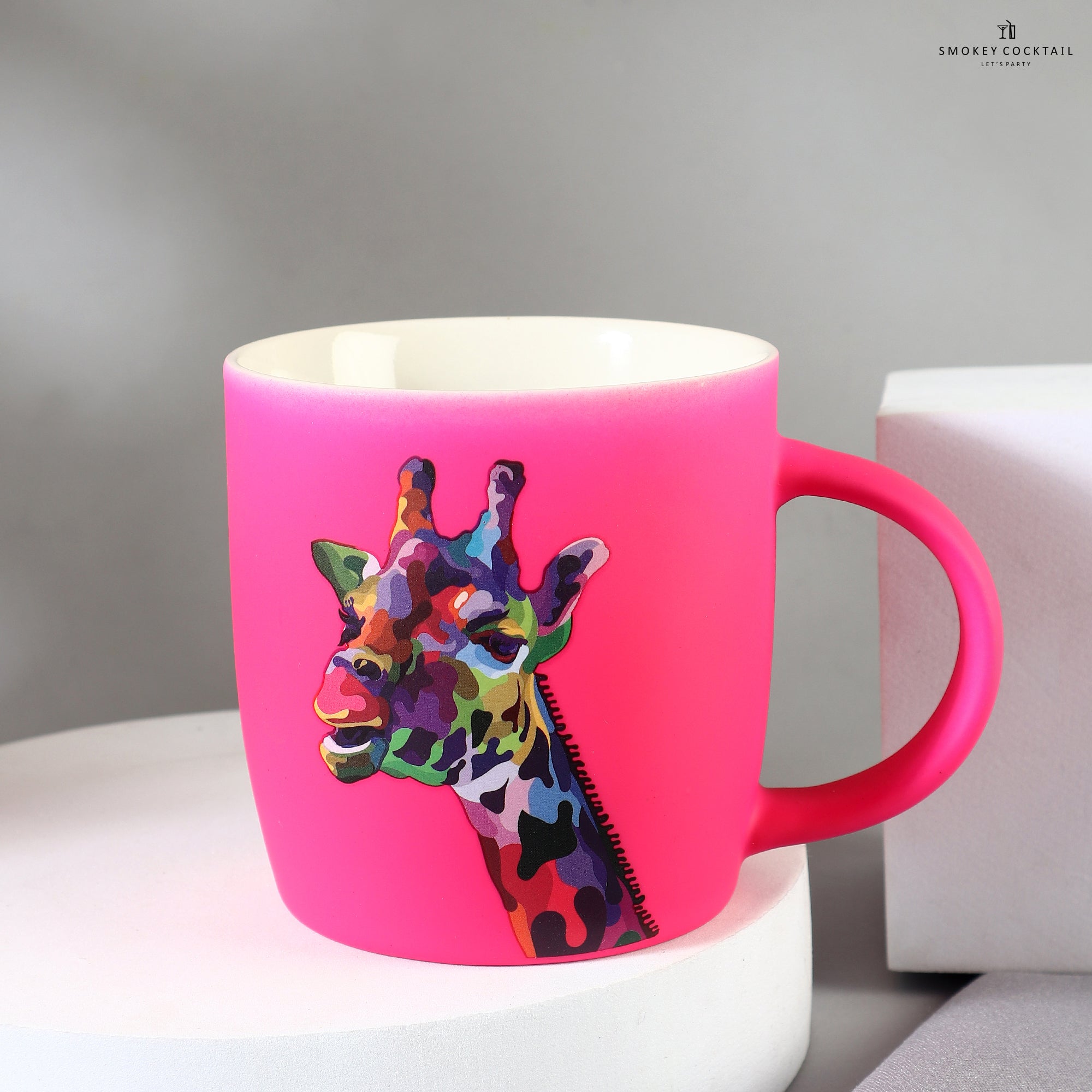 Exotic Animal Pattern Mug - Set Of 2