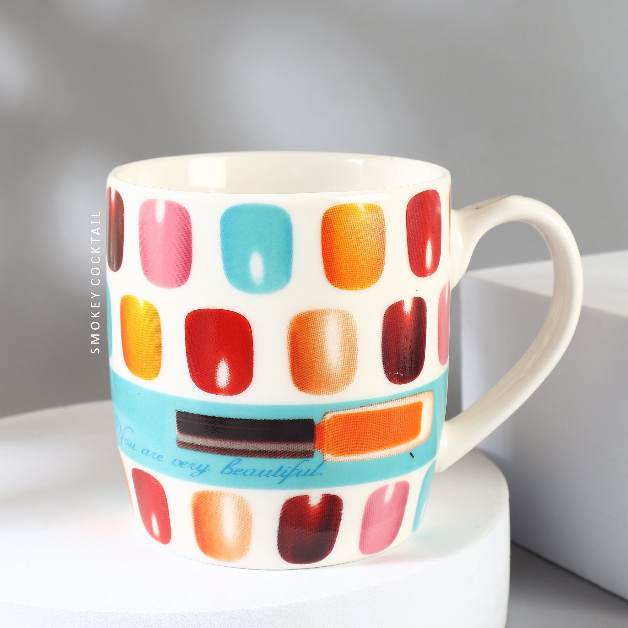 Creative Vibrant Mugs - Set of 4