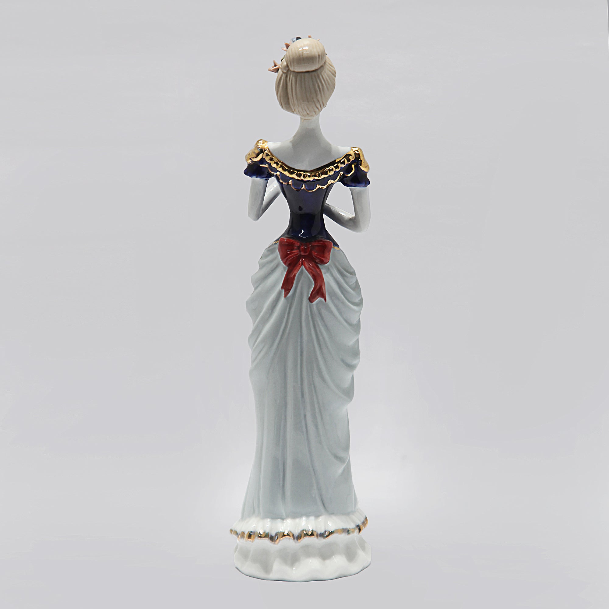 Victorian Lady Porcelain Sculpture