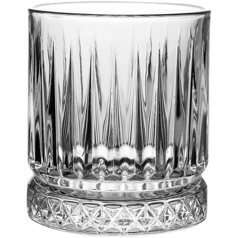 FLOW GEO CRYSTAL WHISKEY GLASS-SET OF 6