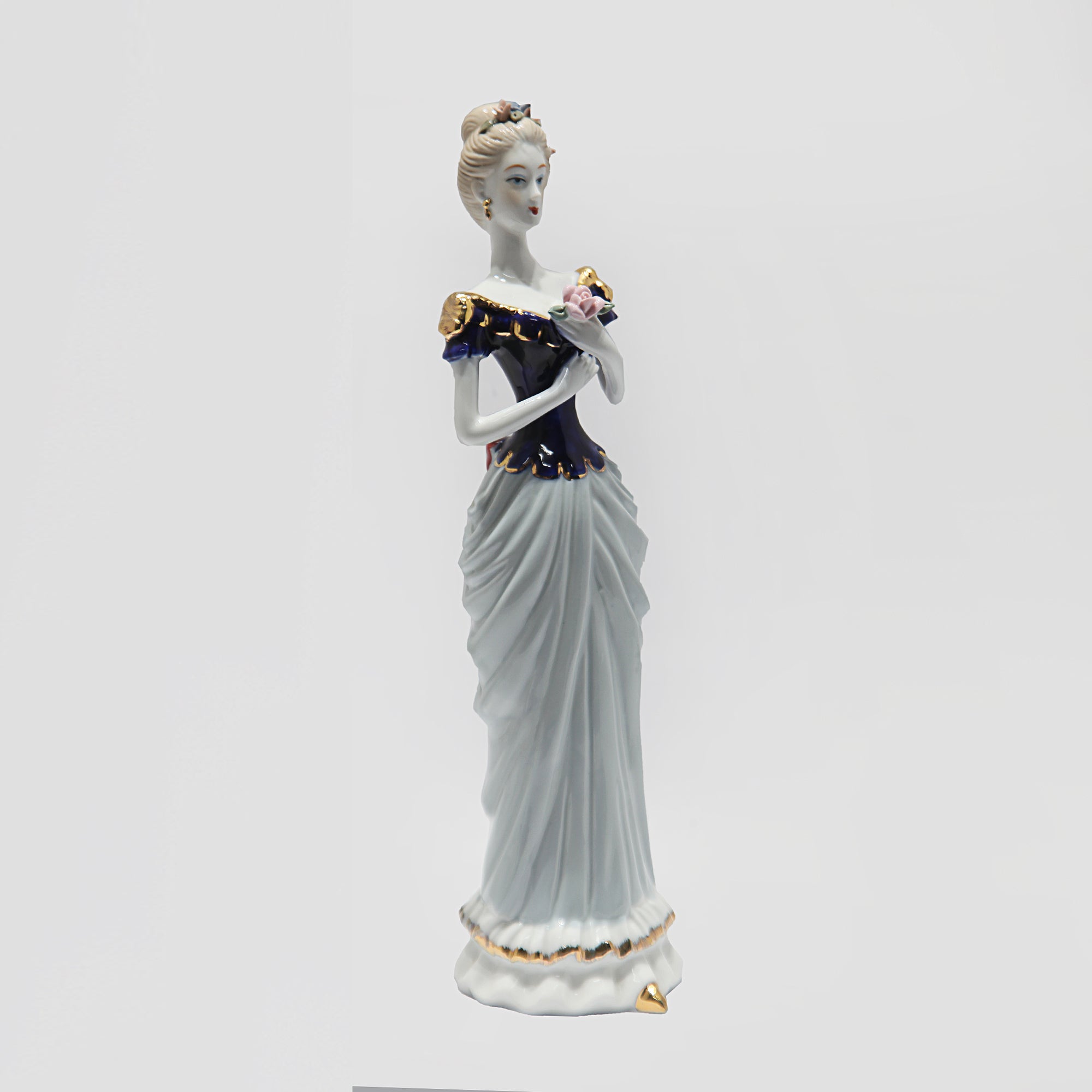 Victorian Lady Porcelain Sculpture