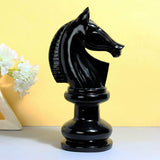BLACK KNIGHT LARGE CHESS SCULPTURE