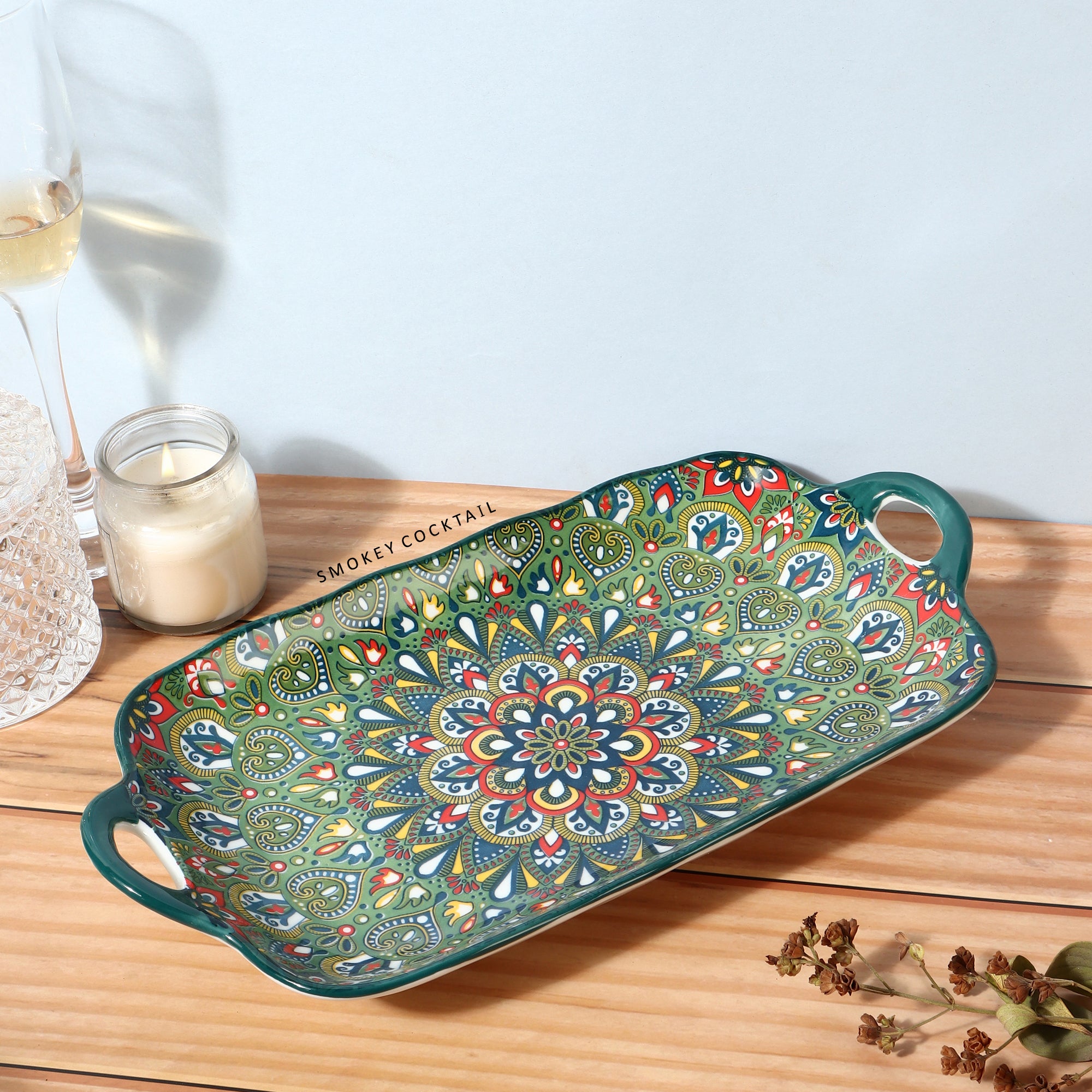 Summer Decorative Platters - Set Of 2