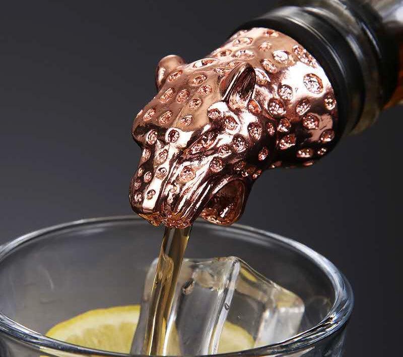 JAGUAR DRINK POURER - SET OF 2 - Smokey Cocktail