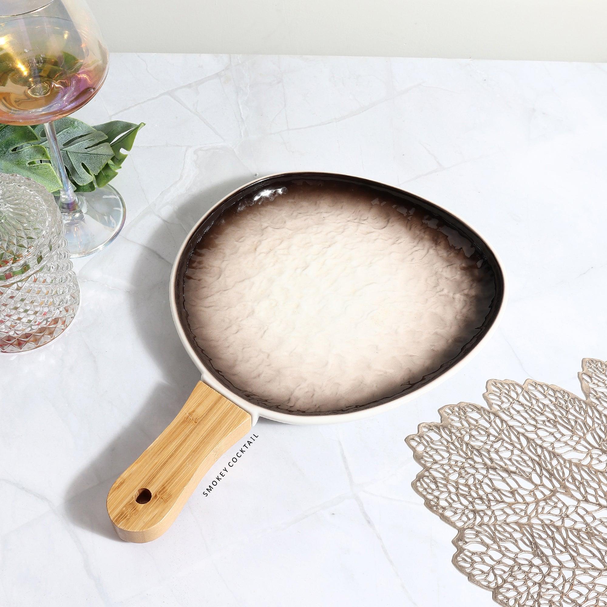 Ombre Serving Platters - Brown - Smokey Cocktail