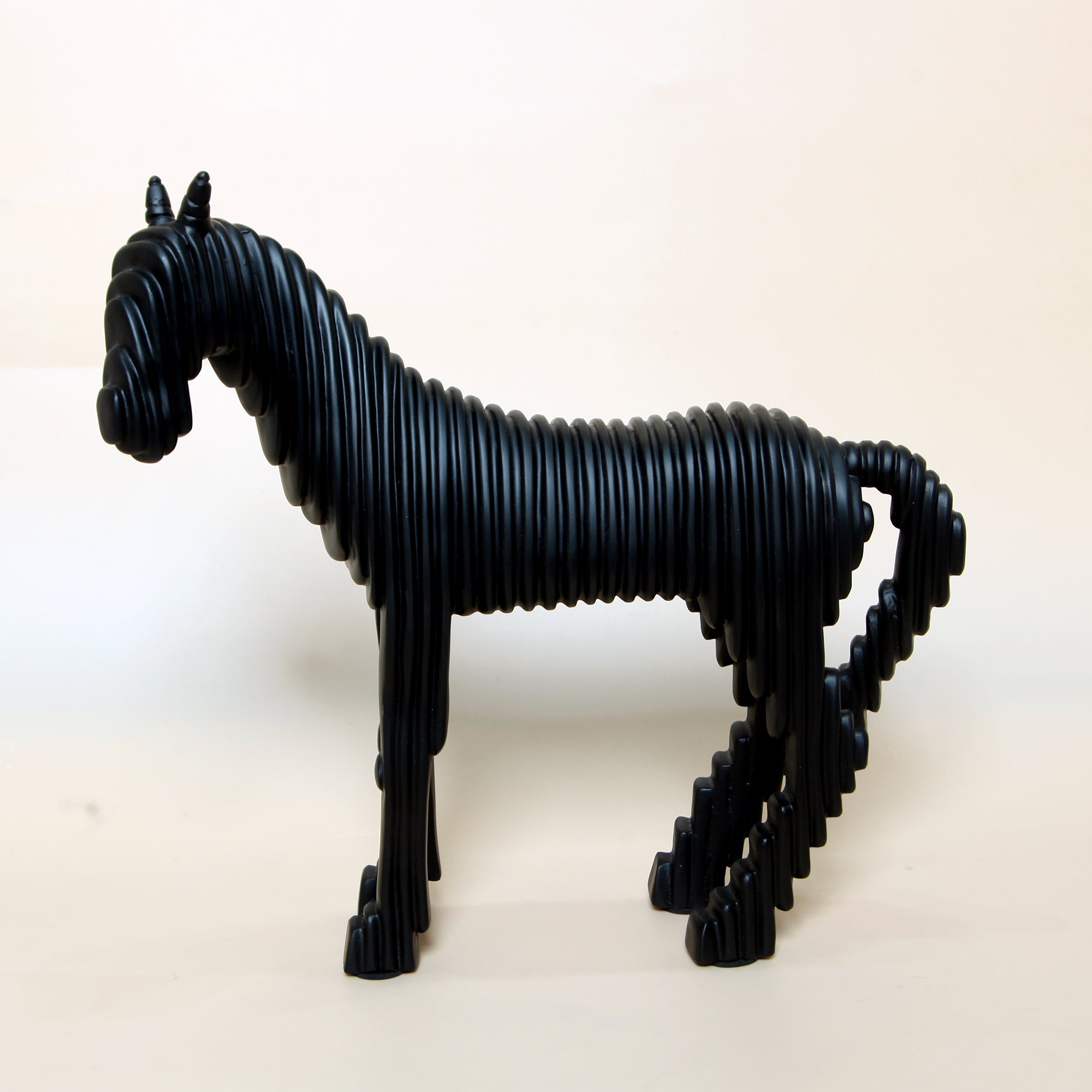 Artistic 3D Horse Sculpture