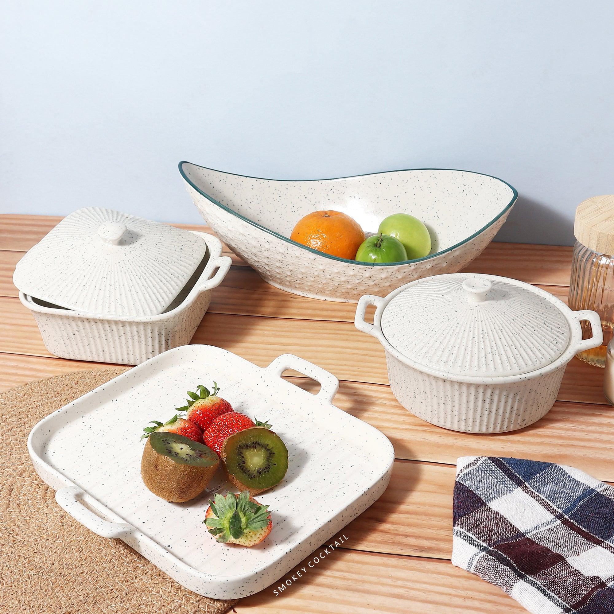 Vintage Serving Platter - Green - Smokey Cocktail