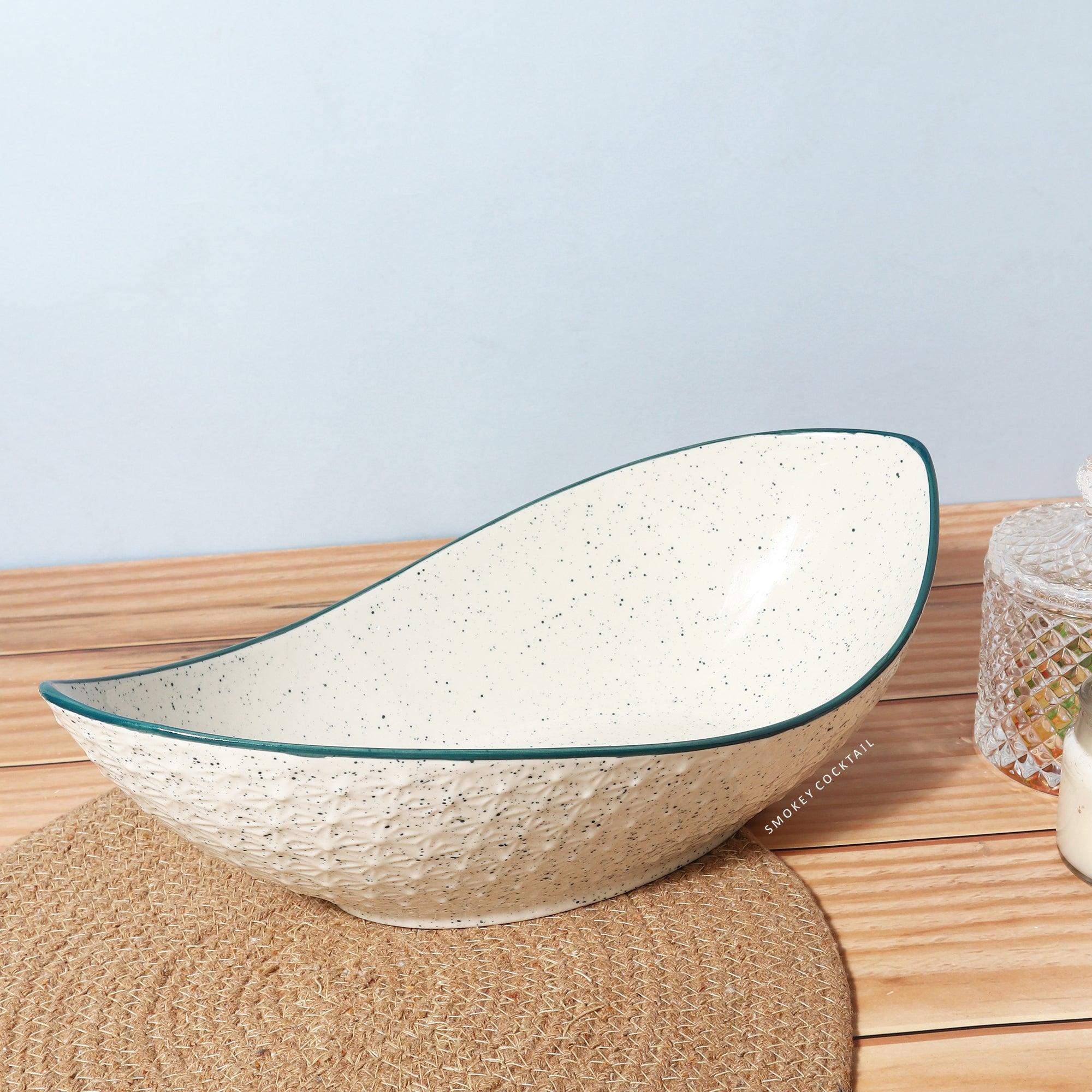 Vintage Serving Platter - Green - Smokey Cocktail