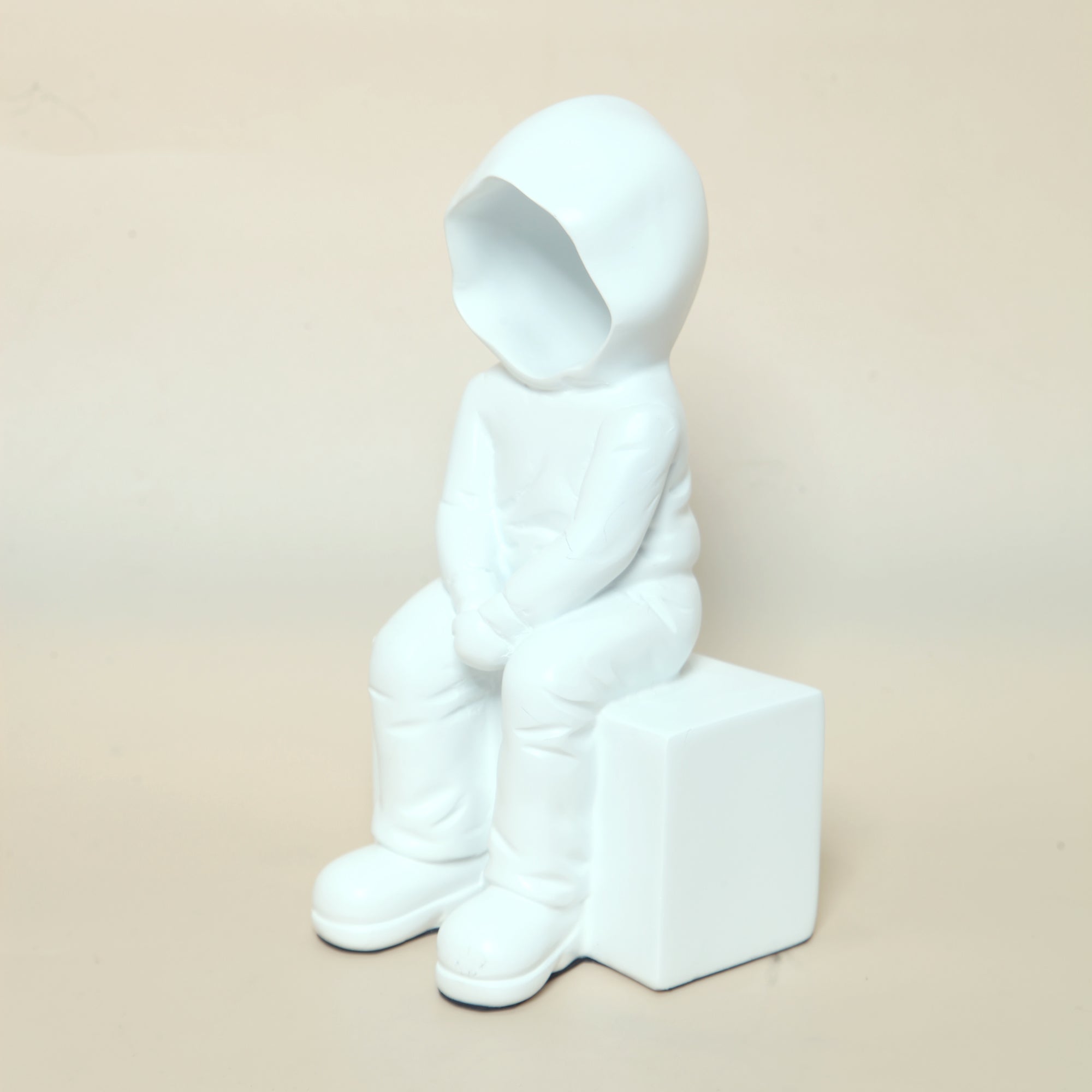 Casual Hoodie Man Sculpture
