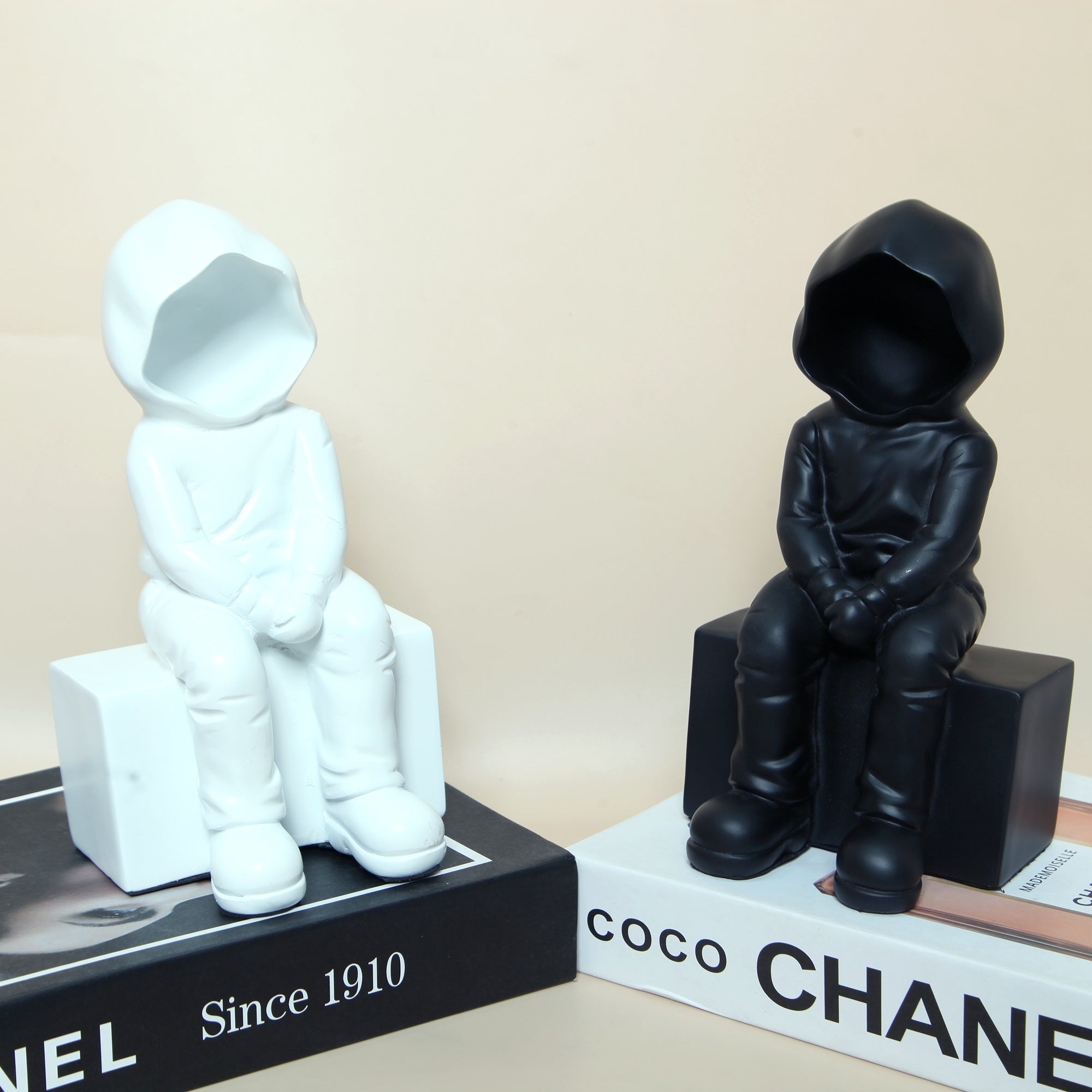 Casual Hoodie Man Sculpture